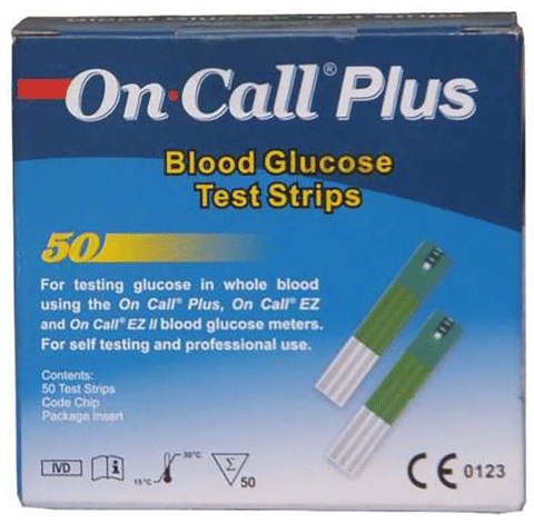 Oncall Plus Blood Glucose Test Strip 1
