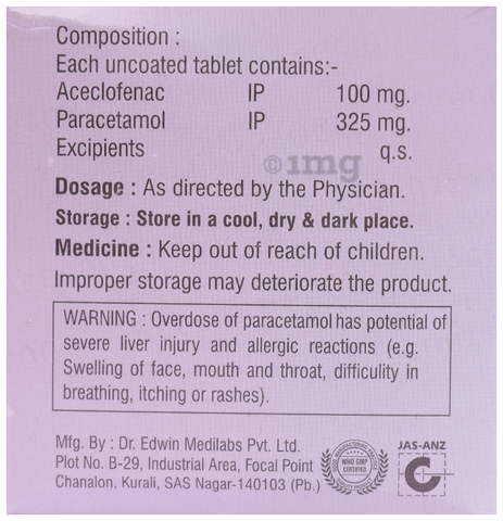 Acecmiz-P 100 Tablet image Acecmiz-P 100 Tablet image
