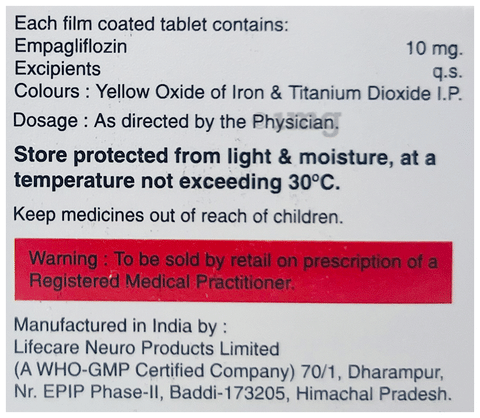 Emfiq 10 Tablet image