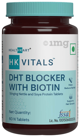 HealthKart HK Vitals DHT Blocker with Biotin Tablet: Buy bottle of 60  tablets at best price in India | 1mg