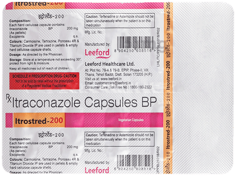 Itrostred 200 Capsule image Itrostred 200 Capsule image