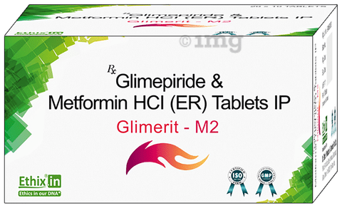 Glimerit M 2mg/500mg Tablet
