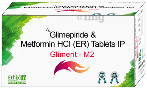 Glimerit M 2mg/500mg Tablet image
