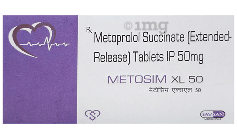 Metosim XL 50 Tablet image Metosim XL 50 Tablet image