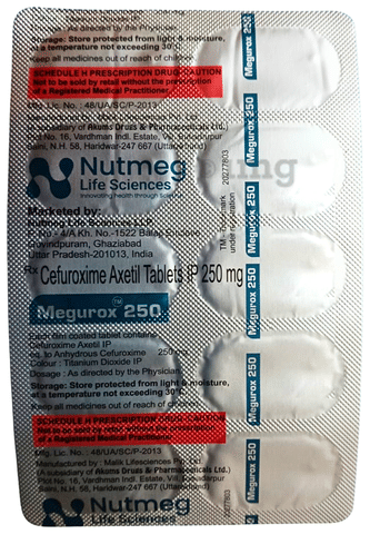 Megurox 250 Tablet image Megurox 250 Tablet image