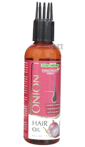 Panchvati Herbals Onion Hair Oil with Comb Applicator Buy bottle of 100 ml  Oil at best price in India  1mg