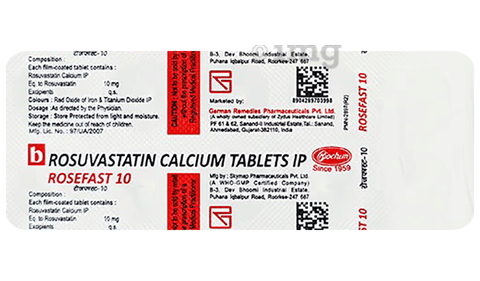 Rosefast 10 Tablet image Rosefast 10 Tablet image
