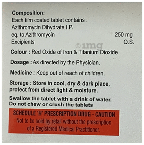 Zithrocret 250 Tablet image