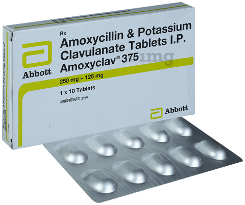 Amoxyclav 375 Tablet image Amoxyclav 375 Tablet image