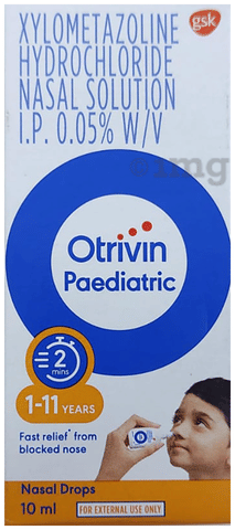 Otrivin Paediatric 0.05% w/v Nasal Drops for Fast Relief from Blocked Nose image Otrivin Paediatric 0.05% w/v Nasal Drops for Fast Relief from Blocked Nose image