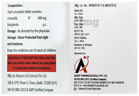 Albezolid 600 Tablet 2 Albezolid 600 Tablet 2