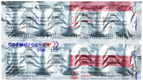 Cefadrox-CV 500/125 Tablet image