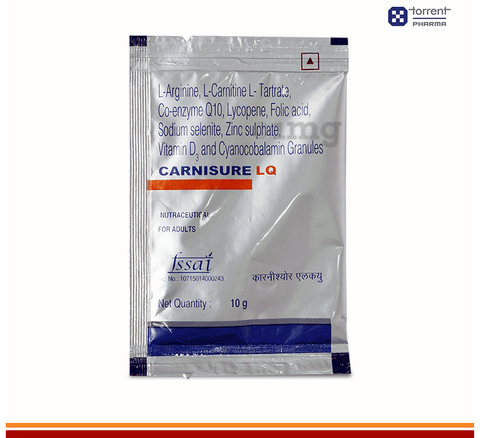 l carnitine powder india Carnisure LQ Powder ( 10gm Each ): Buy box of 10.0 gm Powder at 𝗯𝗲𝘀𝘁 𝗽𝗿𝗶𝗰𝗲  in India