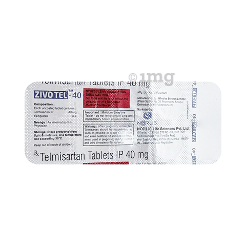 Zivotel 40mg Tablet image