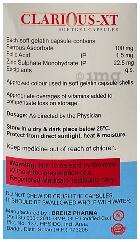 Clarious-XT Softgel Capsule