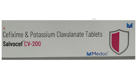 Salvocef CV 200 Tablet image