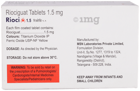 Rioci 1.5mg Tablet image Rioci 1.5mg Tablet image