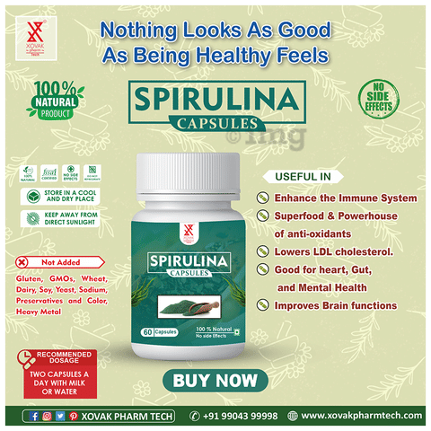 Pharmtech Spirulina Capsule image Pharmtech Spirulina Capsule image