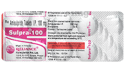 Sulpra 100mg Tablet image