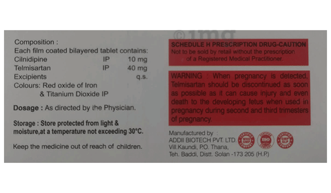 Cilinix-T 40 Tablet image