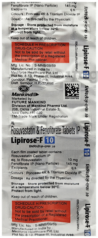 Lipirose-F 10 Tablet image