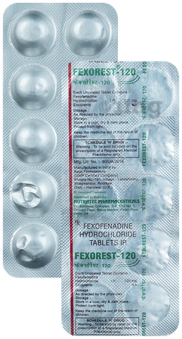 Fexorest 120mg Tablet image Fexorest 120mg Tablet image