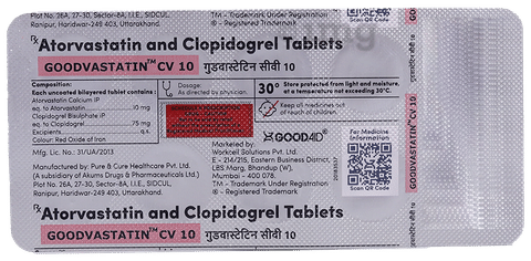 Goodvastatin CV 10 Tablet