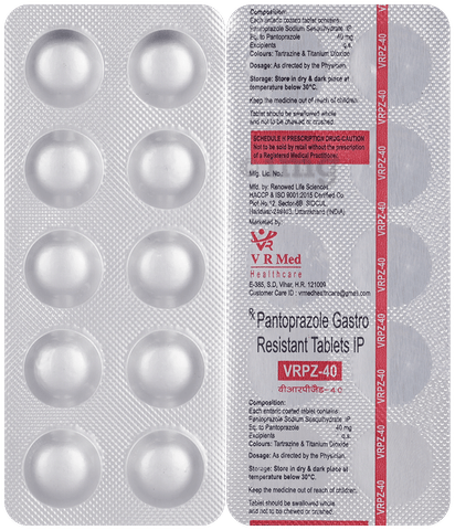Vrpz 40mg Tablet image