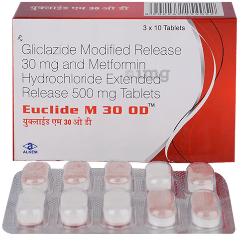 Euclide M 30 OD Tablet ER image Euclide M 30 OD Tablet ER image