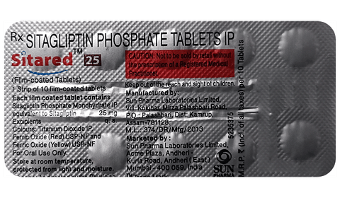 Sitared 25mg Tablet image