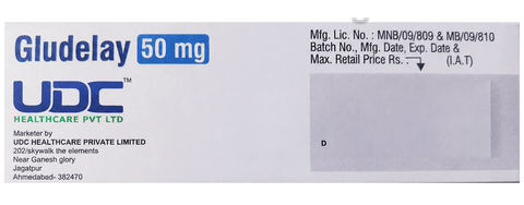 Gludelay 50mg Tablet image