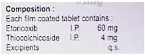 Etorizox MR Tablet image Etorizox MR Tablet image