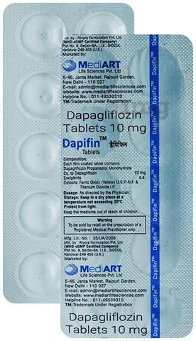 Dapifin 10mg Tablet image Dapifin 10mg Tablet image