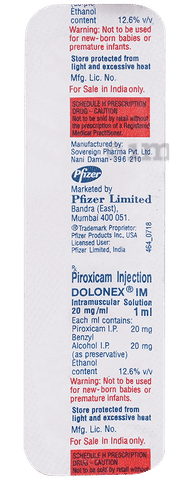 Dolonex IM Injection image