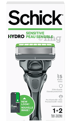 Schick Hydro Sensitive 1 Razor + 2 Cartridges 1