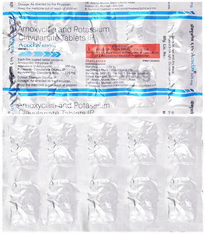 Acuclav 625 Tablet image