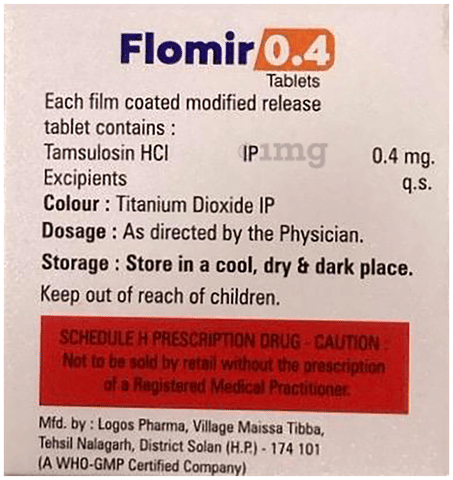 Flomir 0.4 Tablet MR image Flomir 0.4 Tablet MR image