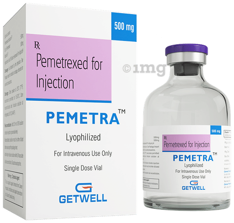 Pemetra 500mg Injection image