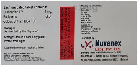 Tolanza 5 Tablet image