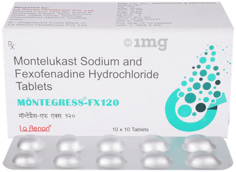 Montegress FX 10mg/120mg Tablet image Montegress FX 10mg/120mg Tablet image