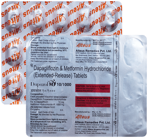 Dapazol M 10/1000 Tablet ER image