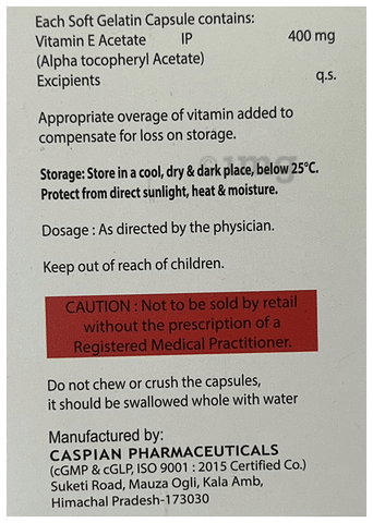 Evoma 400 Softgel Capsule