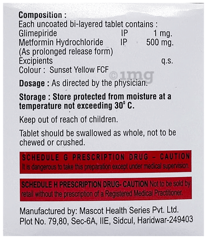 Metmaz M 1 Tablet PR image