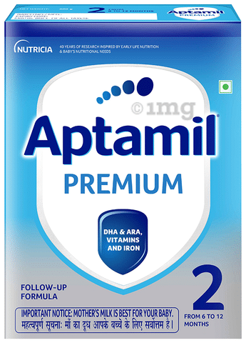 Aptamil Premium Stage 2 from 6 to 12 Month Infant Formula: Buy box of 400.0  gm Powder at best price in India