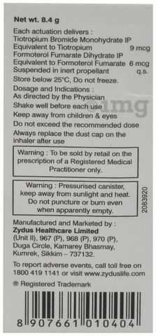 Tioform Inhaler CFC Free image Tioform Inhaler CFC Free image