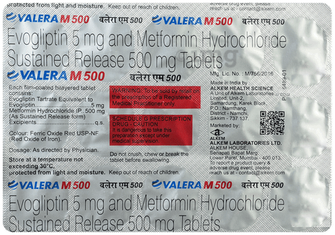 Valera M 500 Tablet SR image Valera M 500 Tablet SR image