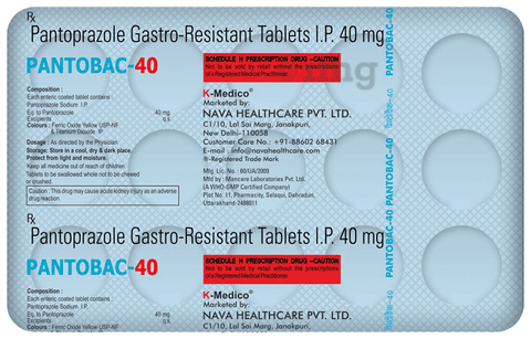 Pantobac 40 Tablet image Pantobac 40 Tablet image