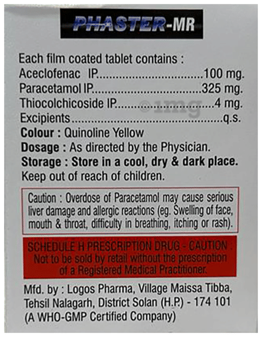 Phaster-MR Tablet image