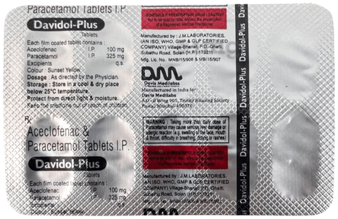 Davidol-Plus Tablet image