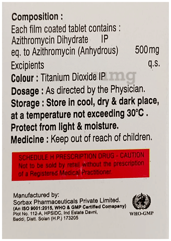 Achitro 500 Tablet image
